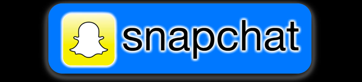 Snapchat logo with 6.1K followers text on a black background